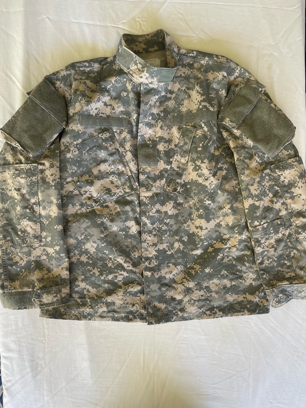 U.S. Army Digital Camo Field Jacket in Gray and Green